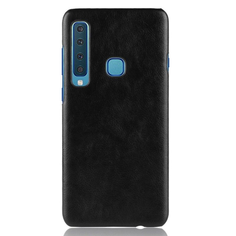 Hoesje voor Samsung Galaxy A9 Grijs Retro Leereffect
