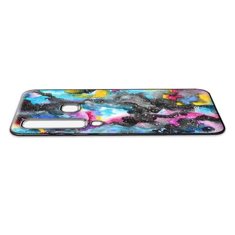 Hoesje voor Samsung Galaxy A9 Roze Magenta Nxe Splash-Kleur