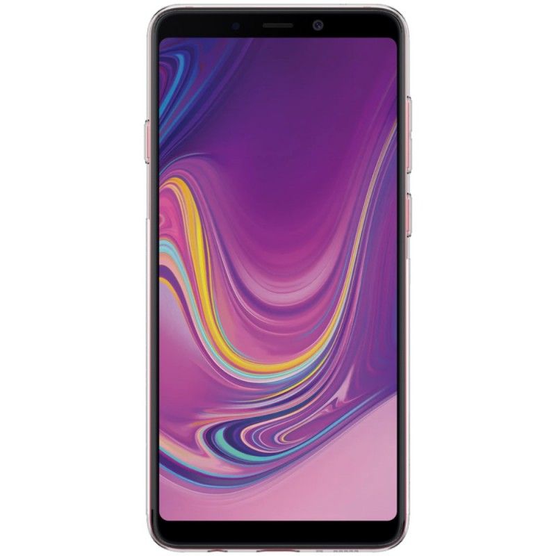 Hoesje voor Samsung Galaxy A9 Transparant Zwart Transparant Nillkin