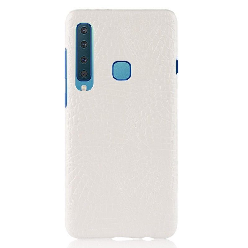 Hoesje voor Samsung Galaxy A9 Wit Krokodillenhuideffect