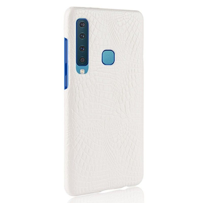 Hoesje voor Samsung Galaxy A9 Wit Krokodillenhuideffect