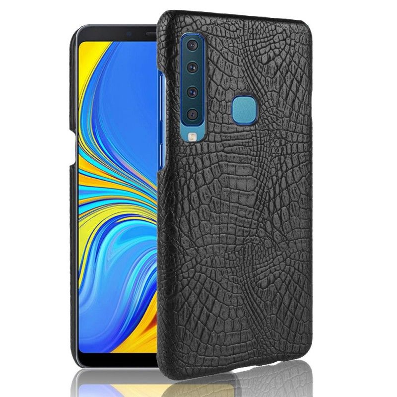Hoesje voor Samsung Galaxy A9 Wit Krokodillenhuideffect