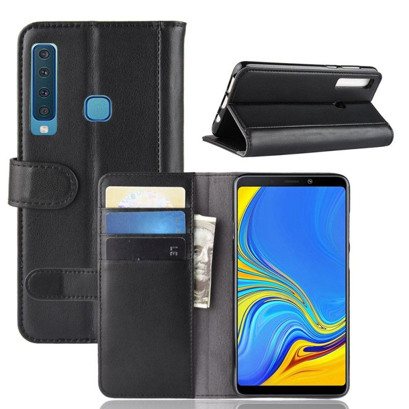 Leren Hoesje Samsung Galaxy A9 Bruin Splitleer