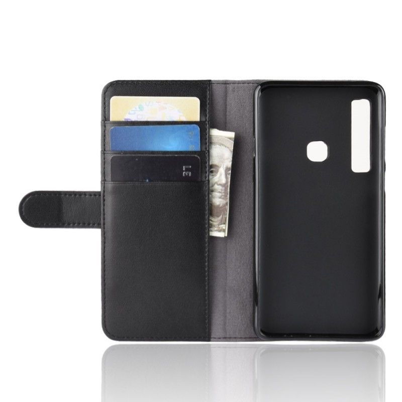 Leren Hoesje Samsung Galaxy A9 Bruin Splitleer