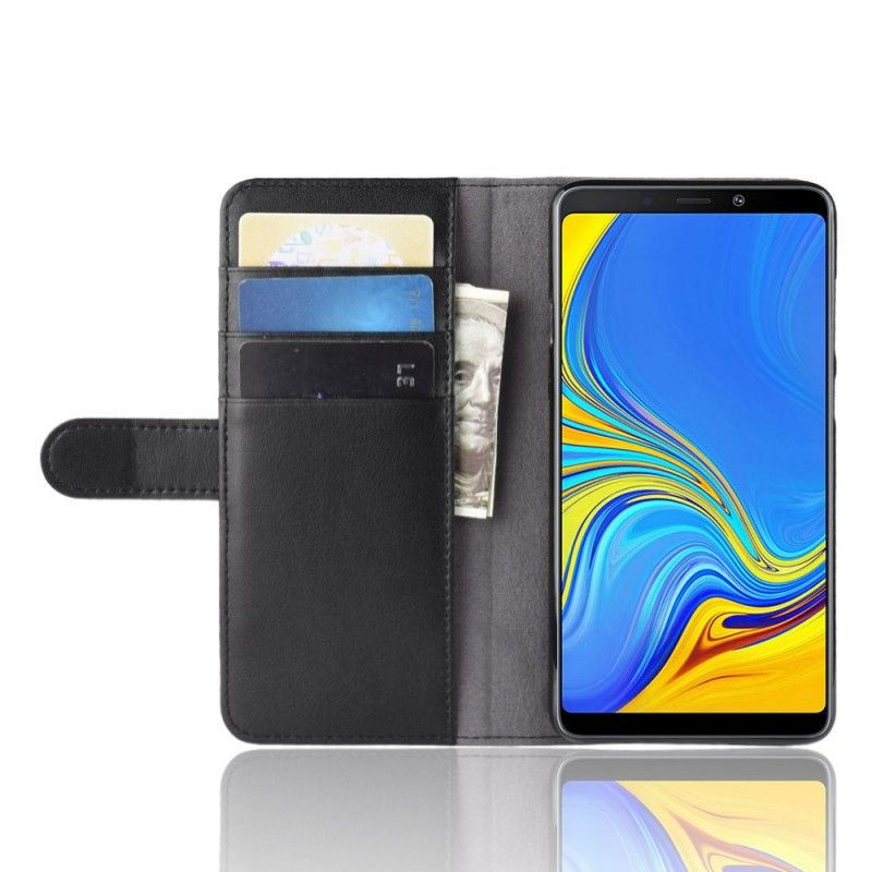 Leren Hoesje Samsung Galaxy A9 Bruin Splitleer