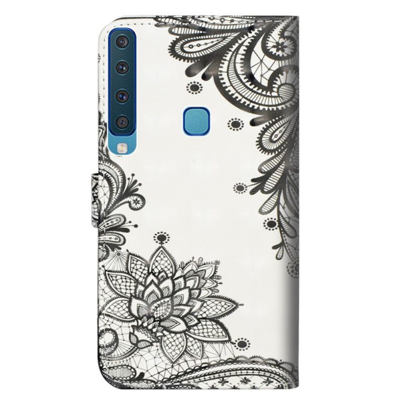 Leren Hoesje Samsung Galaxy A9 Chique Kant