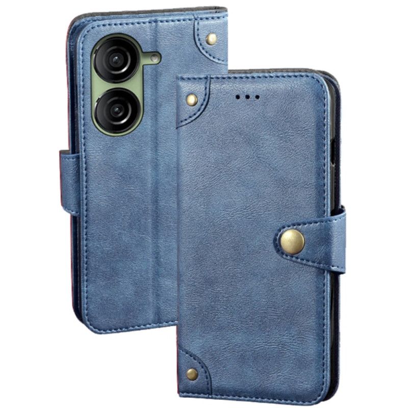 Bescherming Hoesje Asus Zenfone 10 Idewei Schokbestendige Portemonnee