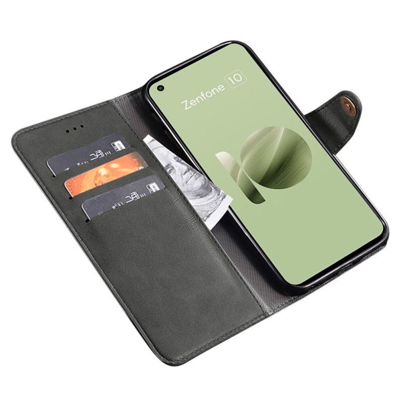 Bescherming Hoesje Asus Zenfone 10 Idewei Schokbestendige Portemonnee