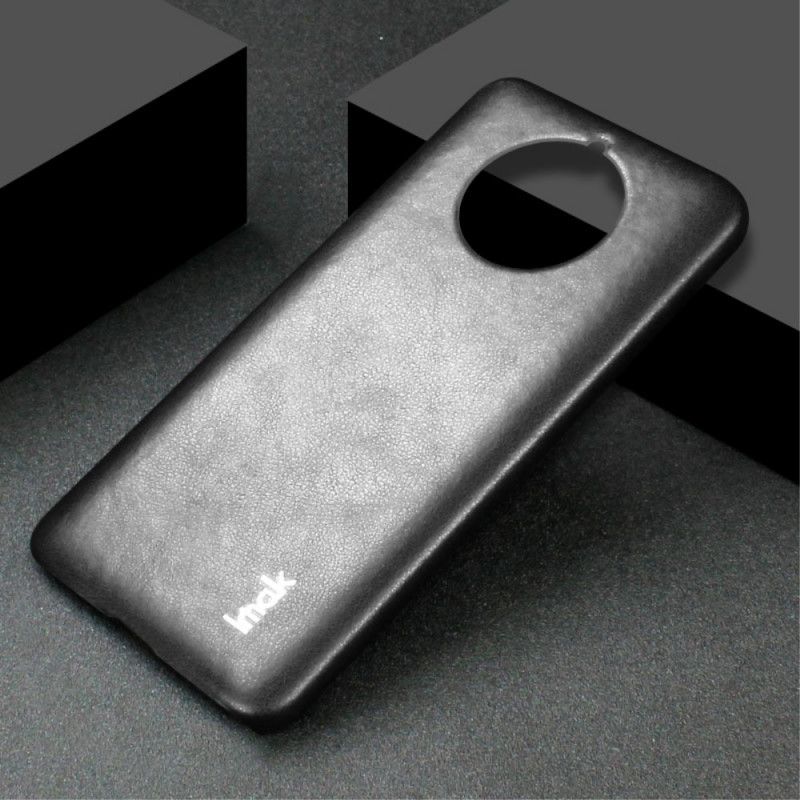 Hoesje Nokia 9 PureView Bruin Zwart Imak-Serie Leereffect