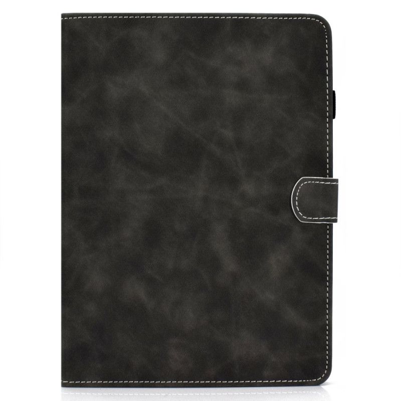 Cover Folio-hoesje iPad Air 10.9" (2020) Rood Zwart Telefoonhoesje Vintage Kunstleer