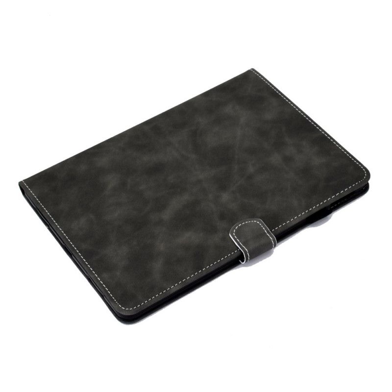 Cover Folio-hoesje iPad Air 10.9" (2020) Rood Zwart Telefoonhoesje Vintage Kunstleer