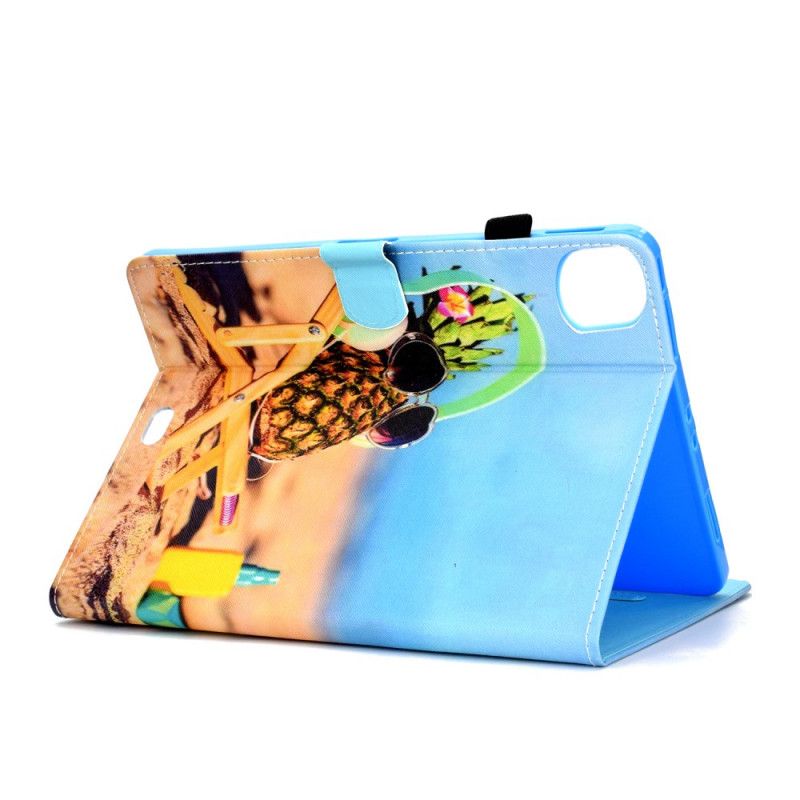 Cover Folio-hoesje iPad Air 10.9" (2020) Telefoonhoesje Strandananas