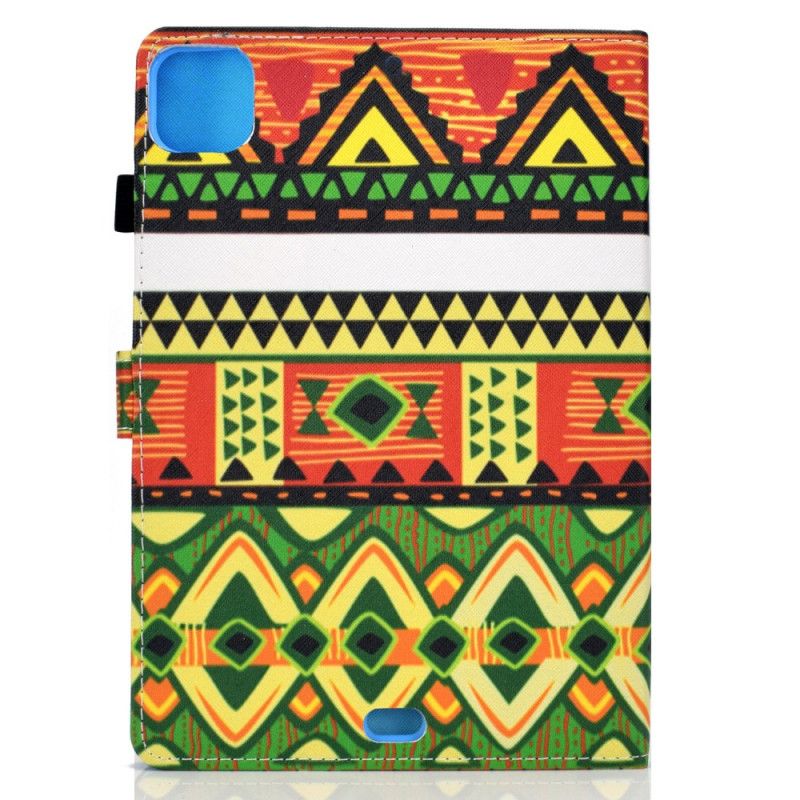 Flip Case Leren iPad Air 10.9" (2020) Azteekse Motieven