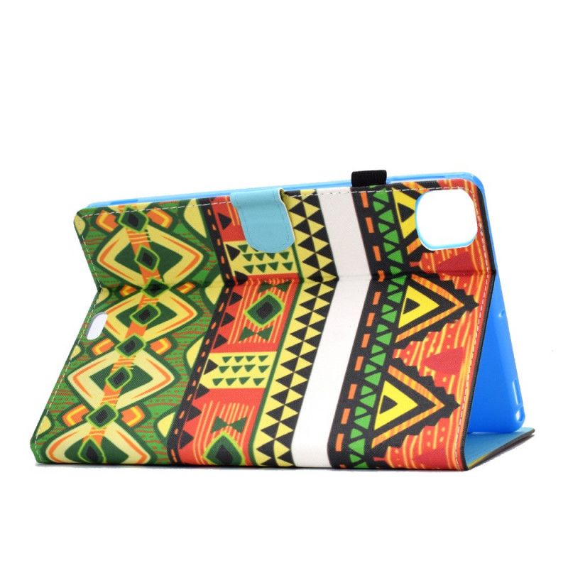 Flip Case Leren iPad Air 10.9" (2020) Azteekse Motieven