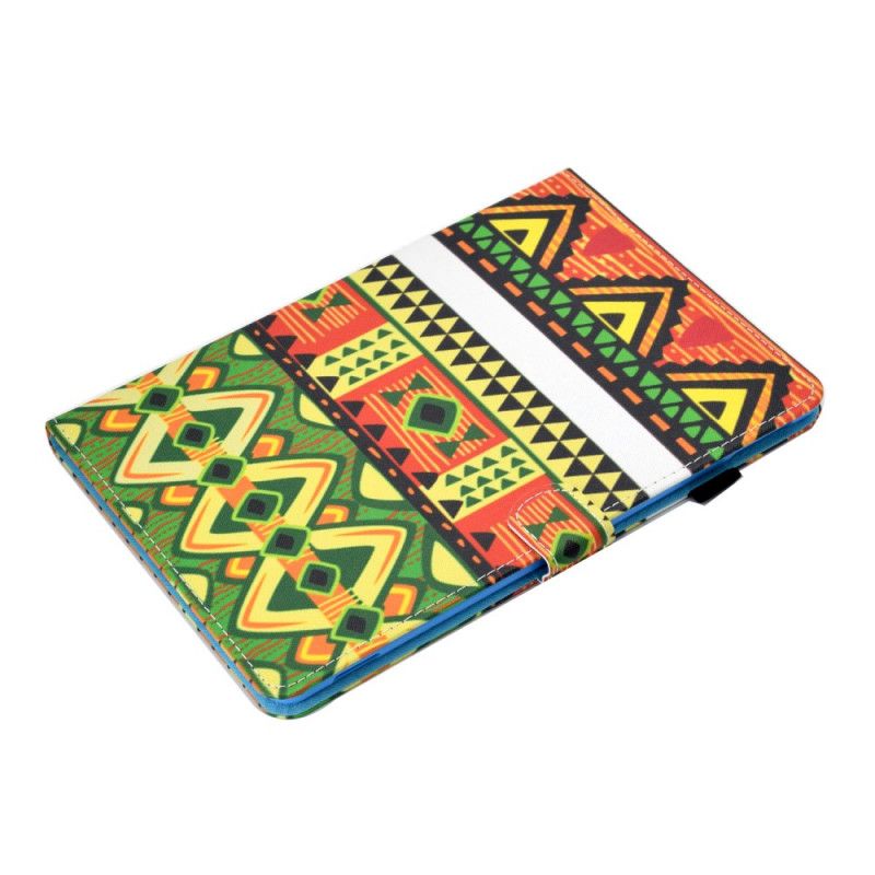 Flip Case Leren iPad Air 10.9" (2020) Azteekse Motieven