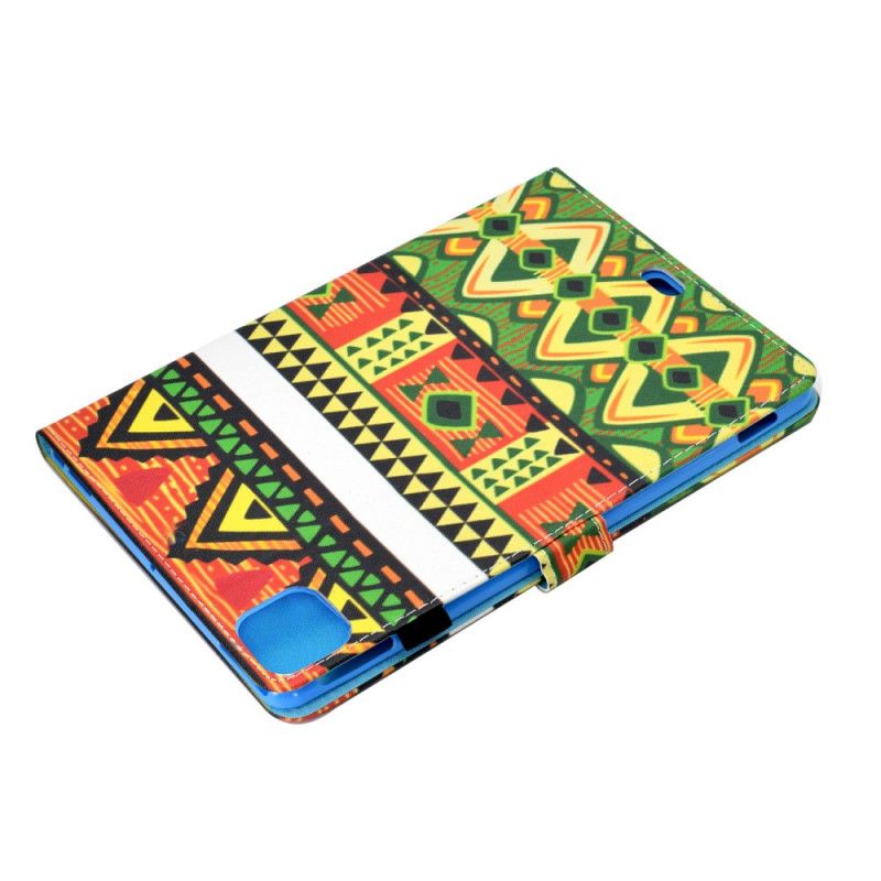 Flip Case Leren iPad Air 10.9" (2020) Azteekse Motieven