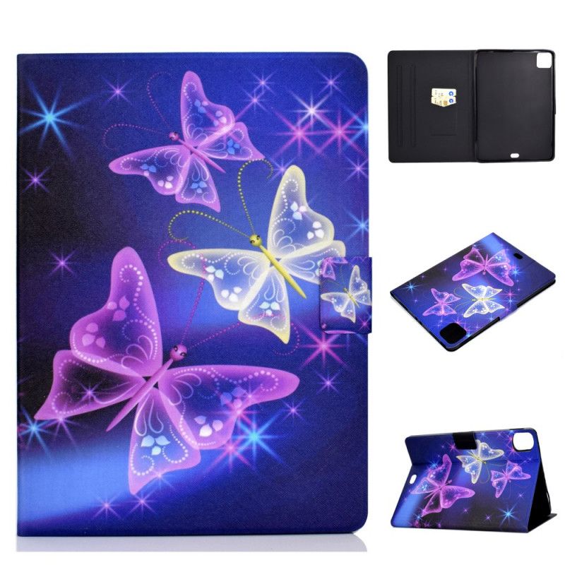 Flip Case Leren iPad Air 10.9" (2020) Magische Vlinders