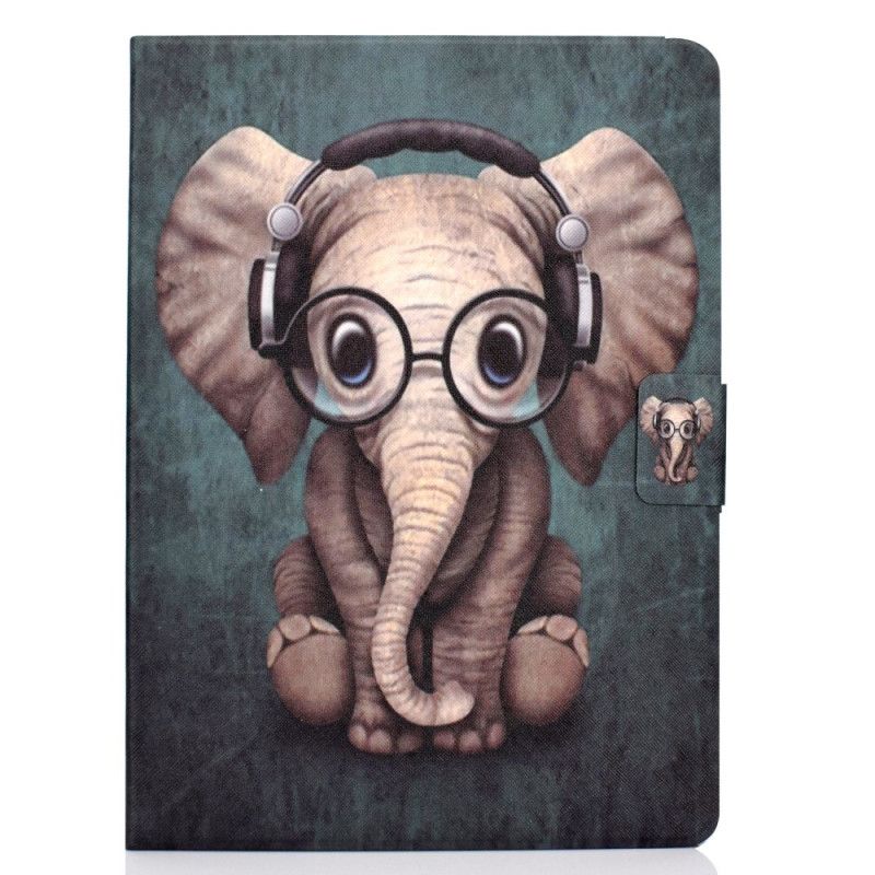 Flip Case Leren iPad Air 10.9" (2020) Olifant Verbonden