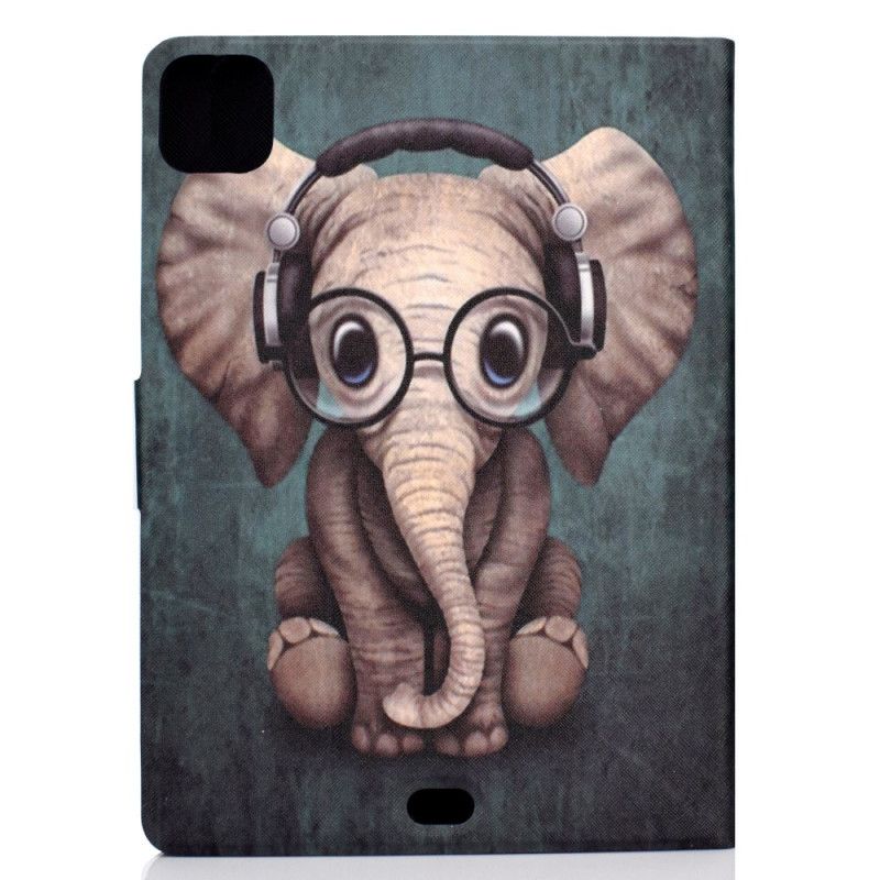Flip Case Leren iPad Air 10.9" (2020) Olifant Verbonden