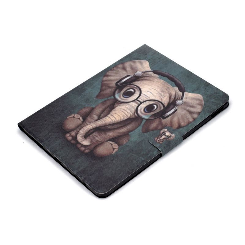 Flip Case Leren iPad Air 10.9" (2020) Olifant Verbonden