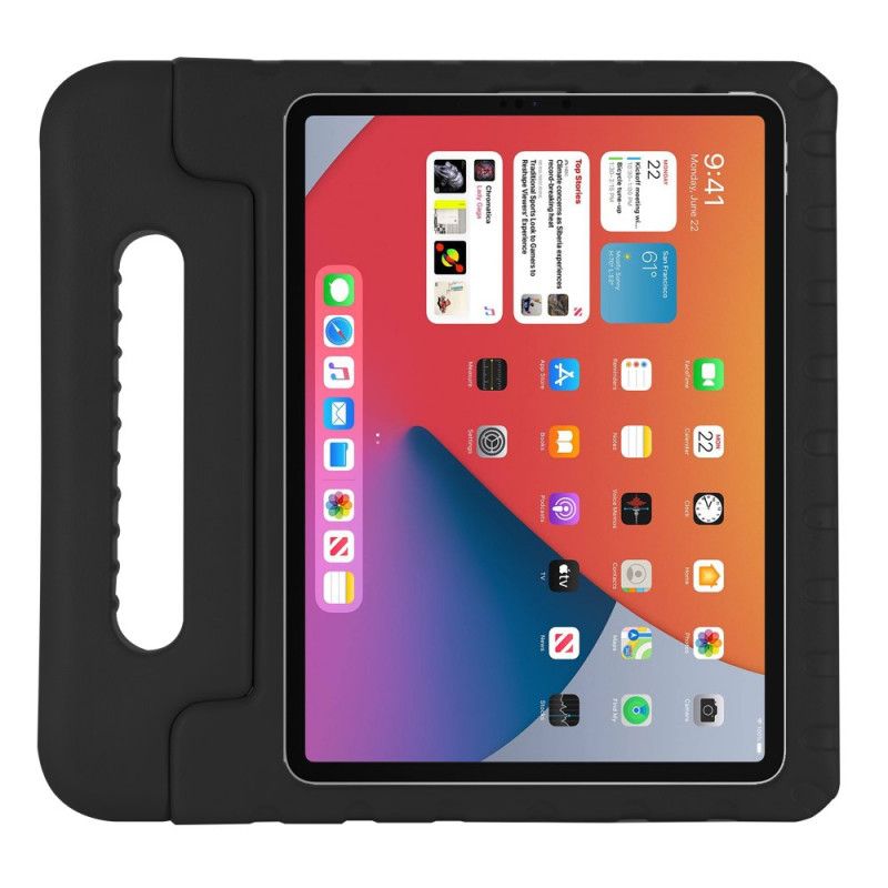 Hoesje iPad Air 10.9" (2020) Magenta Zwart Kids Eva Schuim
