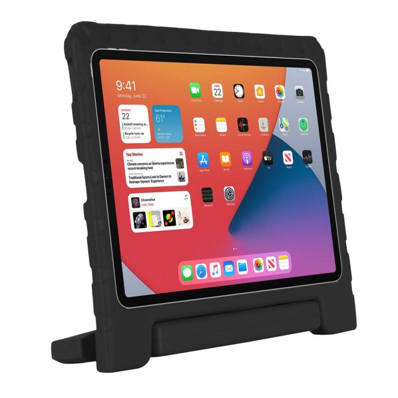 Hoesje iPad Air 10.9" (2020) Magenta Zwart Kids Eva Schuim