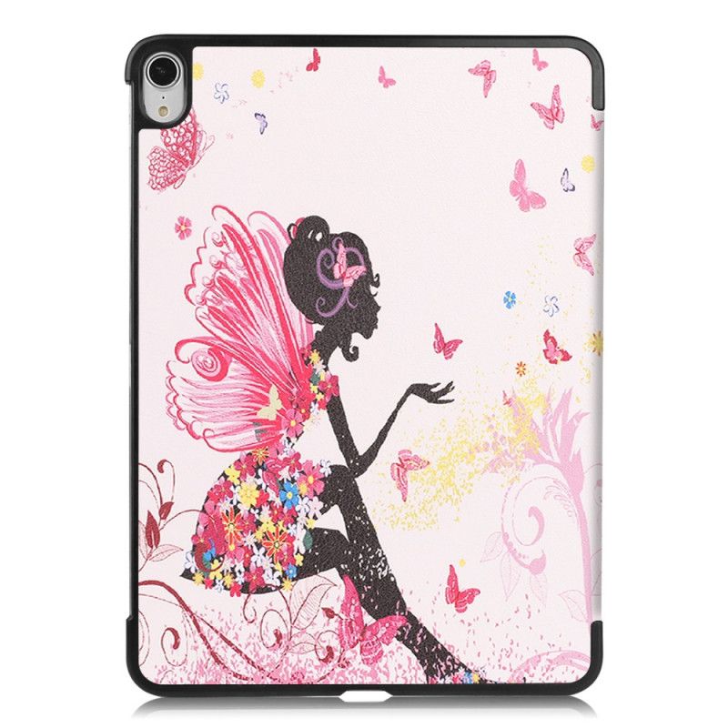 iPad Air 10.9" (2020) Bloemenfee Imitatieleer