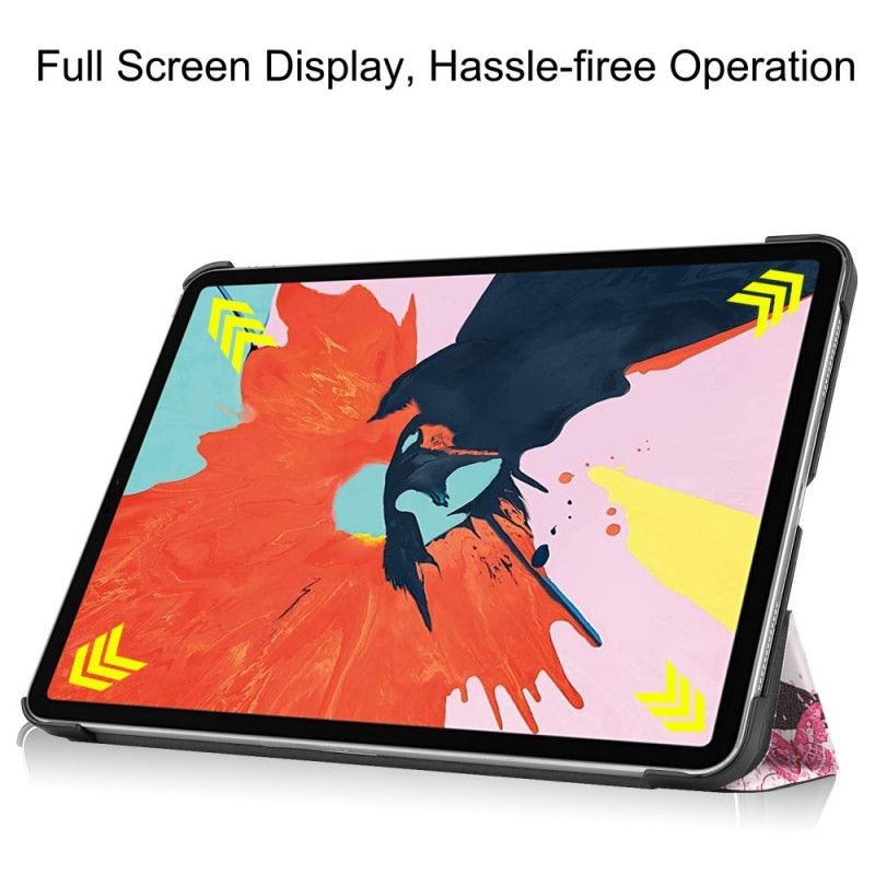 iPad Air 10.9" (2020) Bloemenfee Imitatieleer