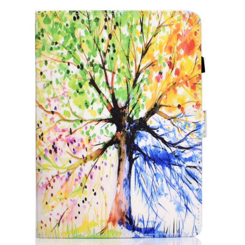 Leren Hoesje iPad Air 10.9" (2020) Aquarelboom