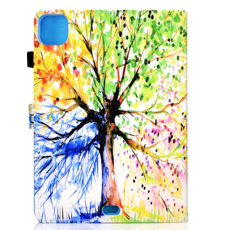 Leren Hoesje iPad Air 10.9" (2020) Aquarelboom