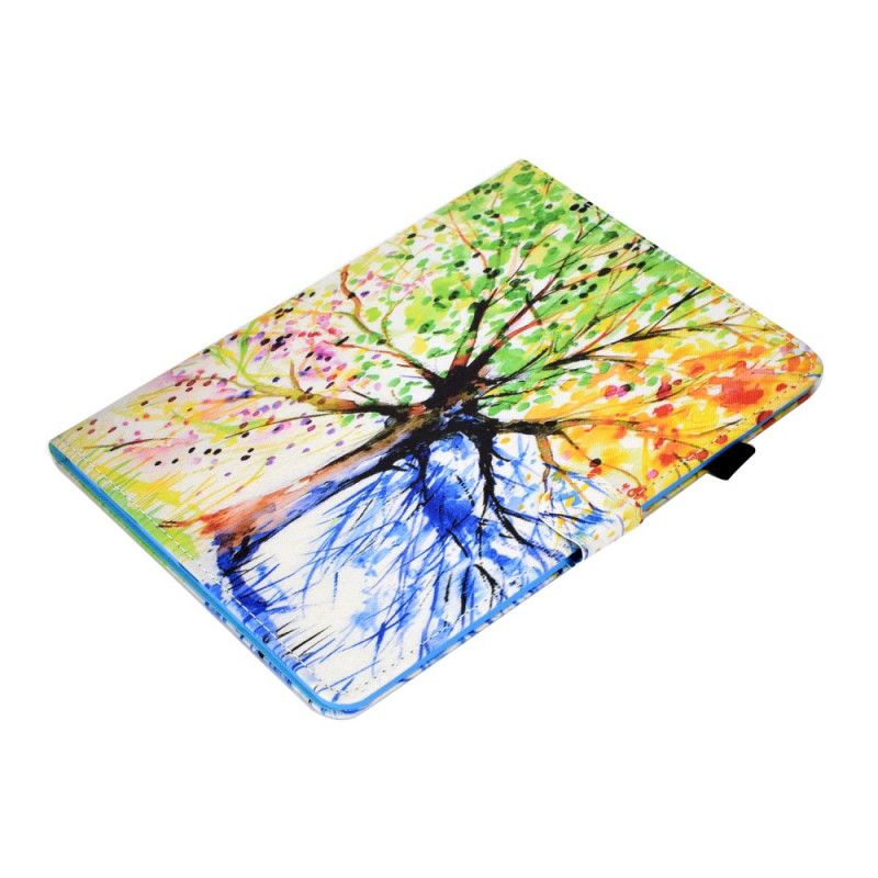 Leren Hoesje iPad Air 10.9" (2020) Aquarelboom