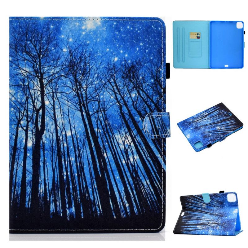 Leren Hoesje iPad Air 10.9" (2020) Nachtbos