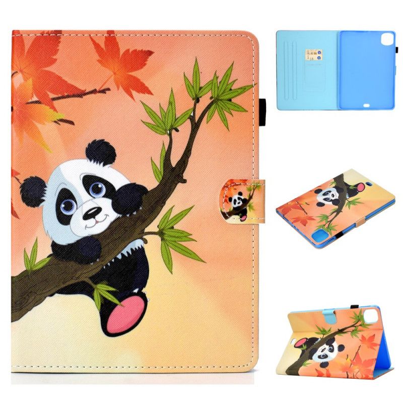 Leren Hoesje iPad Air 10.9" (2020) Schattige Panda