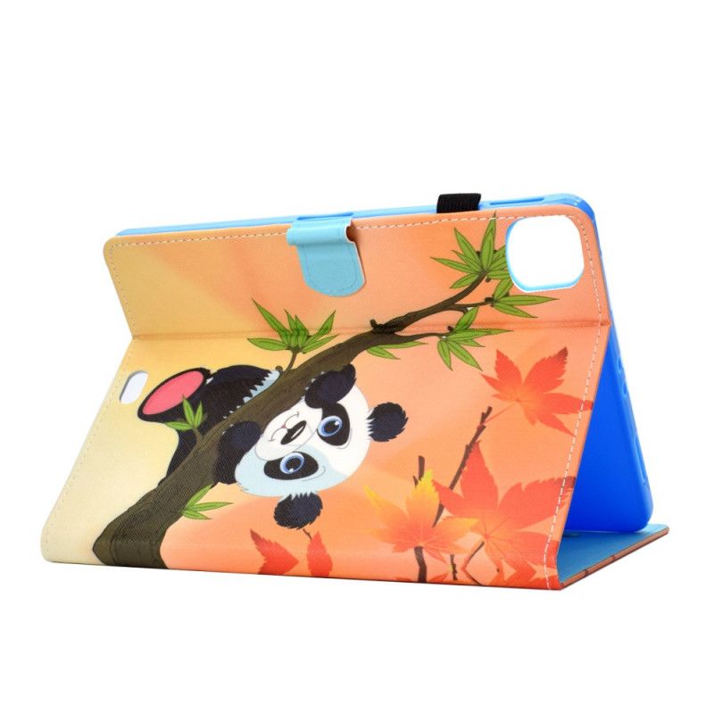 Leren Hoesje iPad Air 10.9" (2020) Schattige Panda
