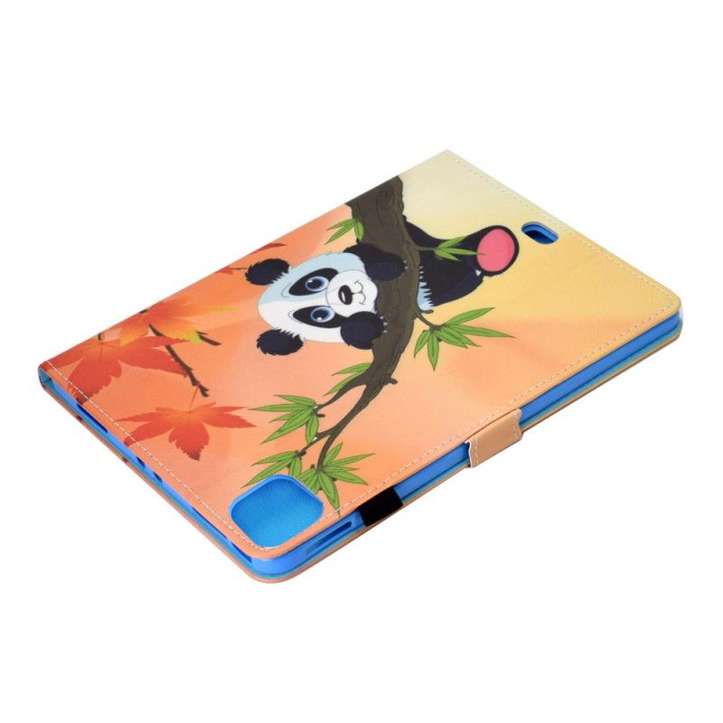 Leren Hoesje iPad Air 10.9" (2020) Schattige Panda