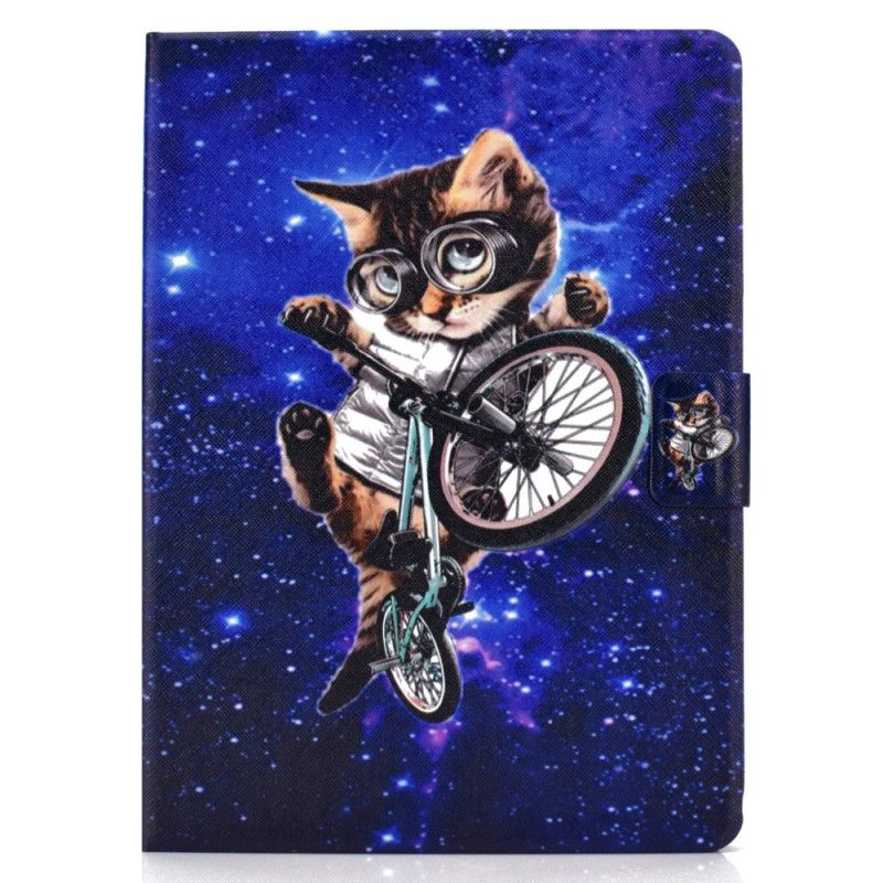 Leren Hoesje iPad Air 10.9" (2020) Telefoonhoesje Cyclo-Kat