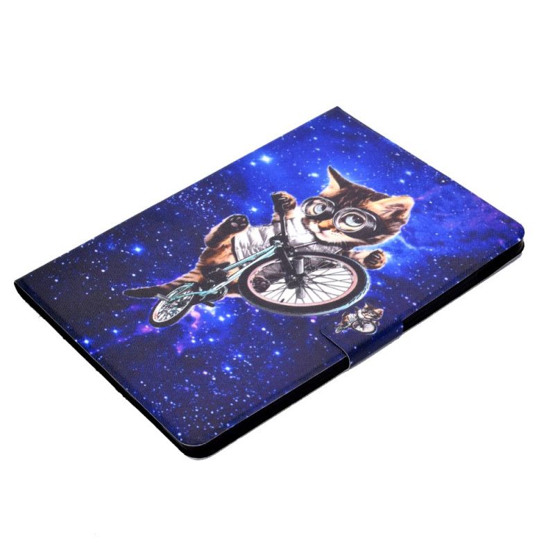 Leren Hoesje iPad Air 10.9" (2020) Telefoonhoesje Cyclo-Kat