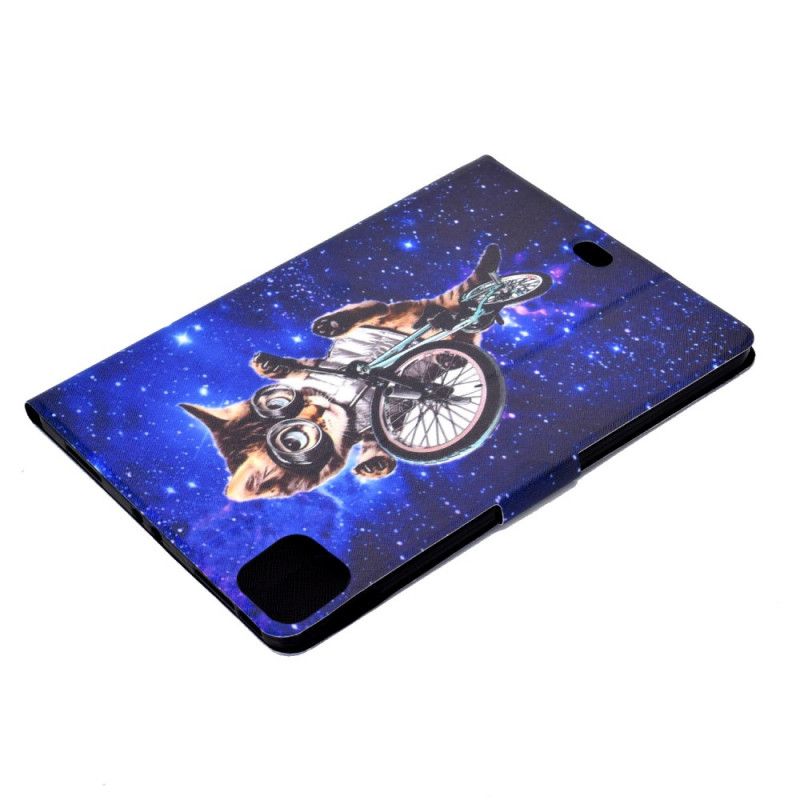 Leren Hoesje iPad Air 10.9" (2020) Telefoonhoesje Cyclo-Kat