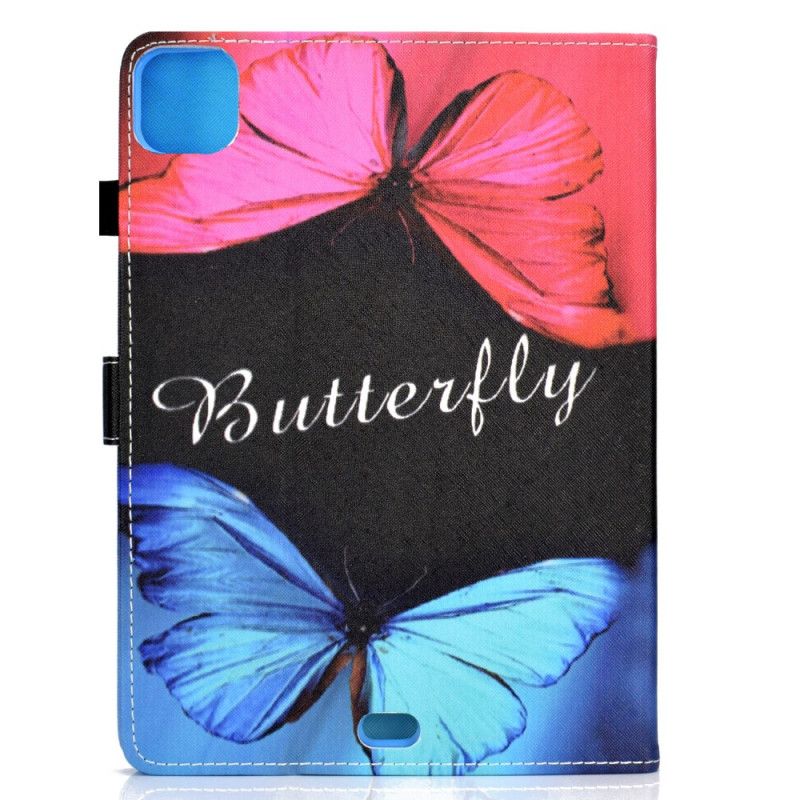 Leren Hoesje iPad Air 10.9" (2020) Telefoonhoesje Vlinders