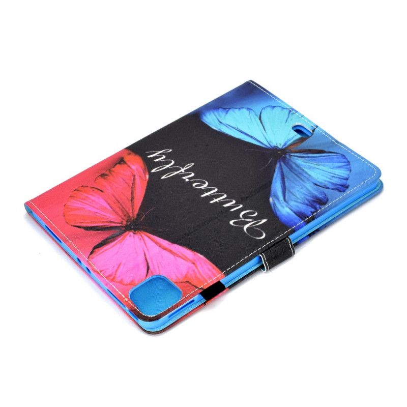 Leren Hoesje iPad Air 10.9" (2020) Telefoonhoesje Vlinders