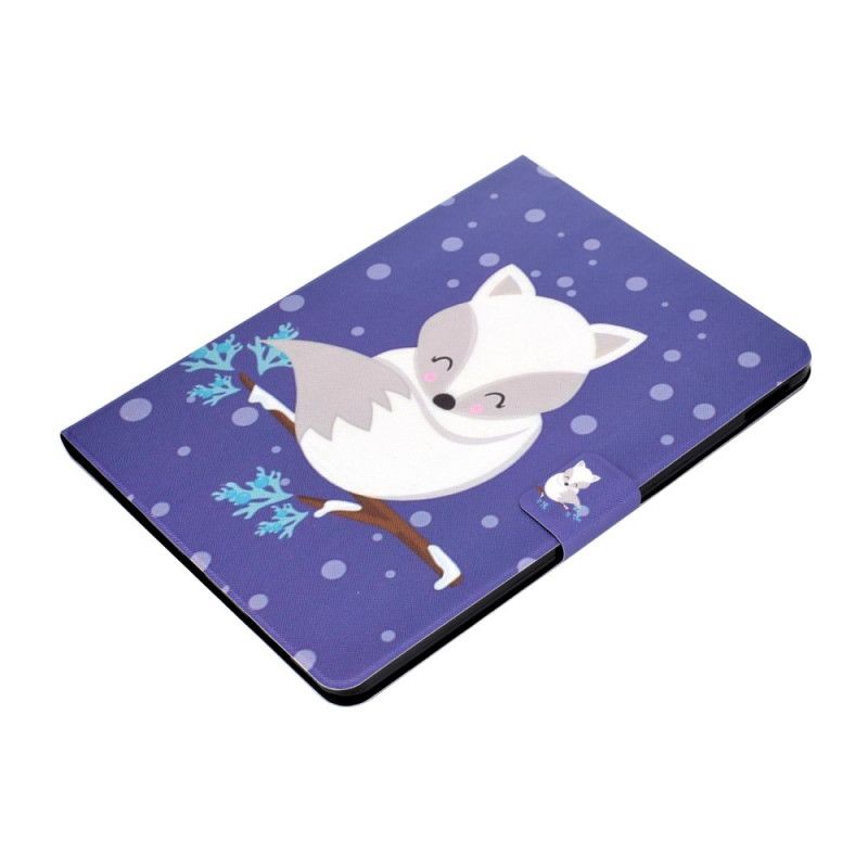 Leren Hoesje iPad Air 10.9" (2020) Telefoonhoesje Witte Vos