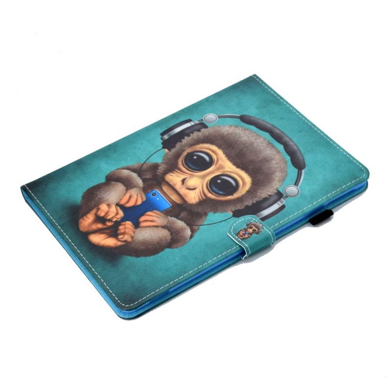 Leren Hoesje iPad Air 10.9" (2020) Verbonden Aap
