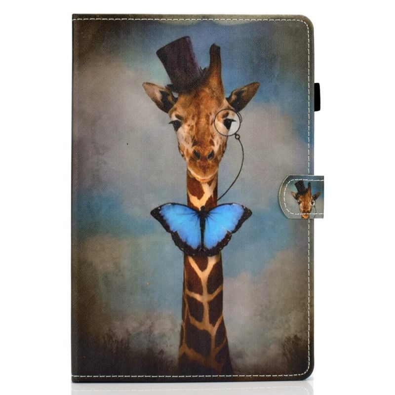 Leren Hoesje voor iPad Air 10.9" (2020) Giraf Chic