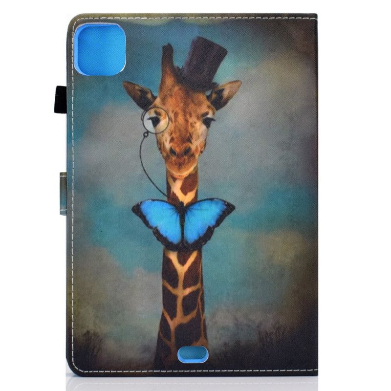 Leren Hoesje voor iPad Air 10.9" (2020) Giraf Chic