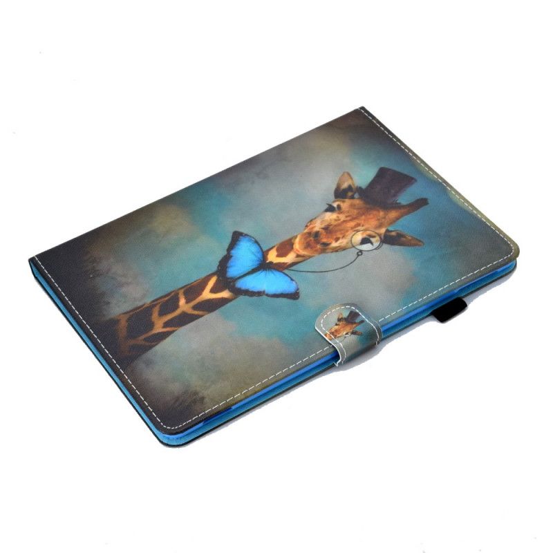 Leren Hoesje voor iPad Air 10.9" (2020) Giraf Chic