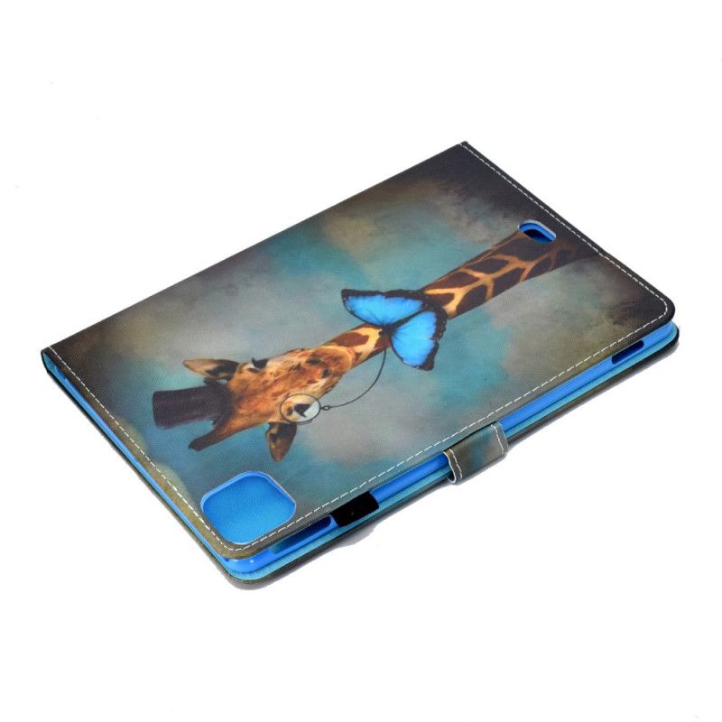 Leren Hoesje voor iPad Air 10.9" (2020) Giraf Chic