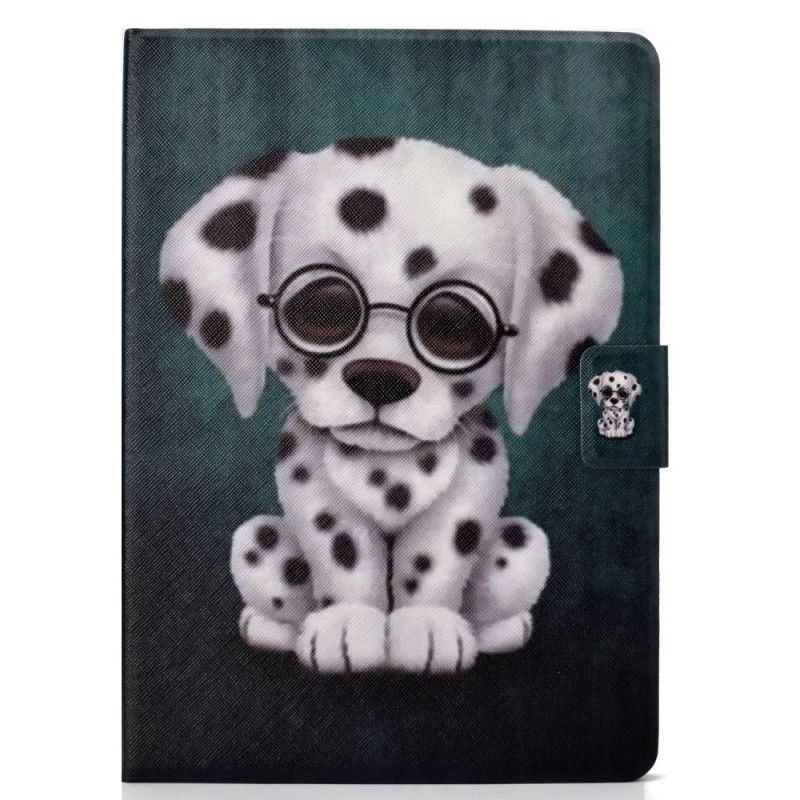 Leren Hoesje voor iPad Air 10.9" (2020) Hond Met Bril