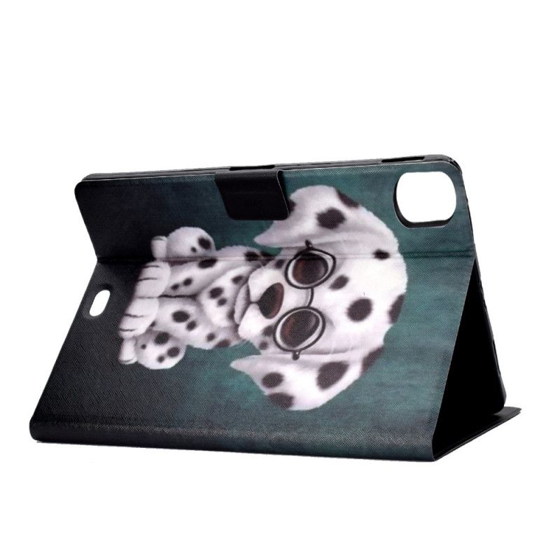 Leren Hoesje voor iPad Air 10.9" (2020) Hond Met Bril