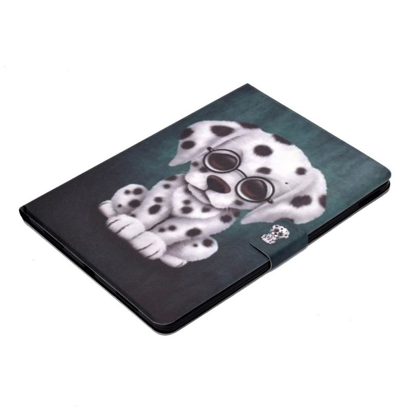 Leren Hoesje voor iPad Air 10.9" (2020) Hond Met Bril