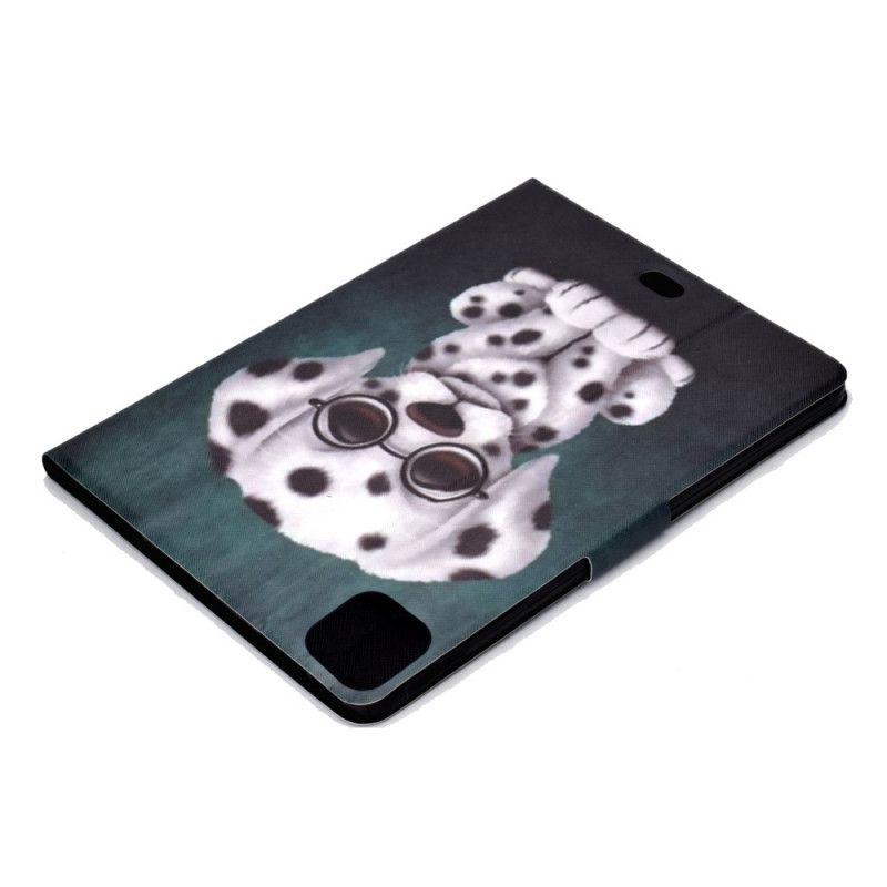 Leren Hoesje voor iPad Air 10.9" (2020) Hond Met Bril